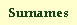 Surnames